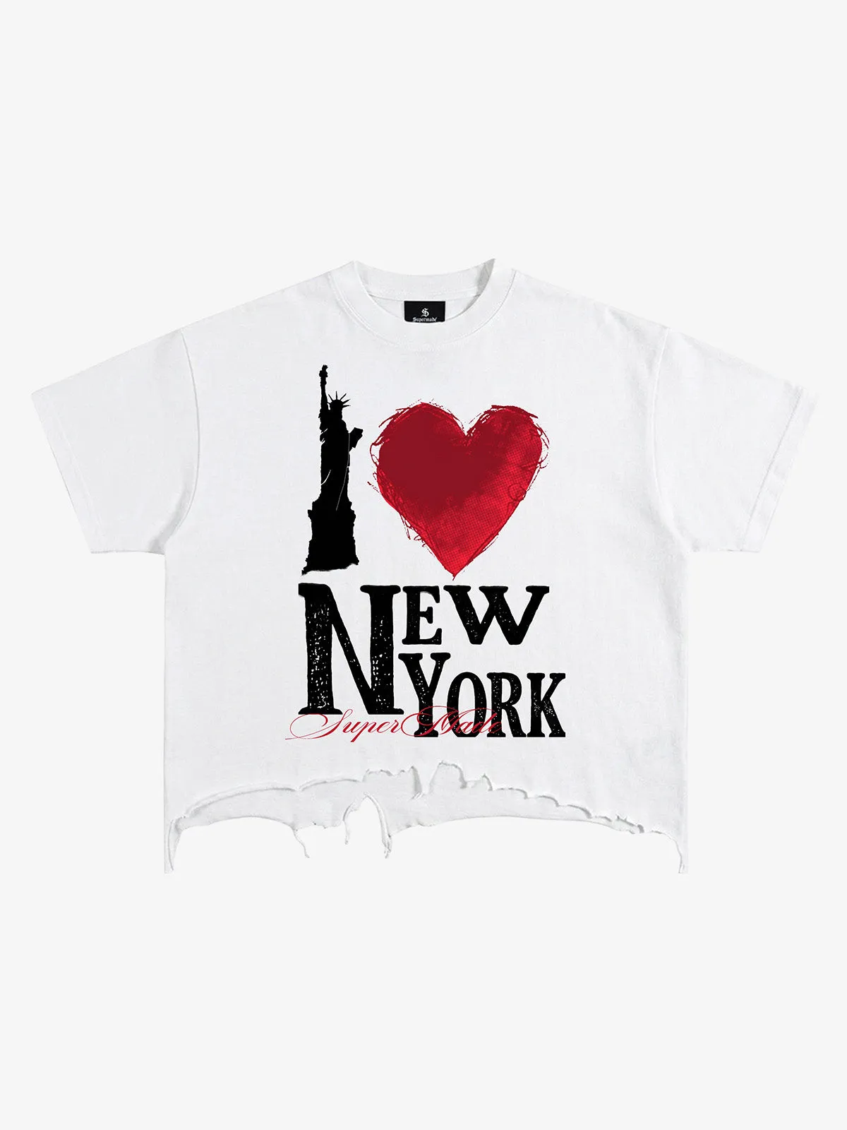 Graphic Distressed Tee sold by Thesupermade product image thumbnail 3
