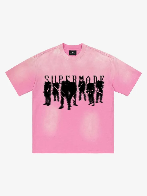 Gradient Graphic Tee made by Thesupermade
