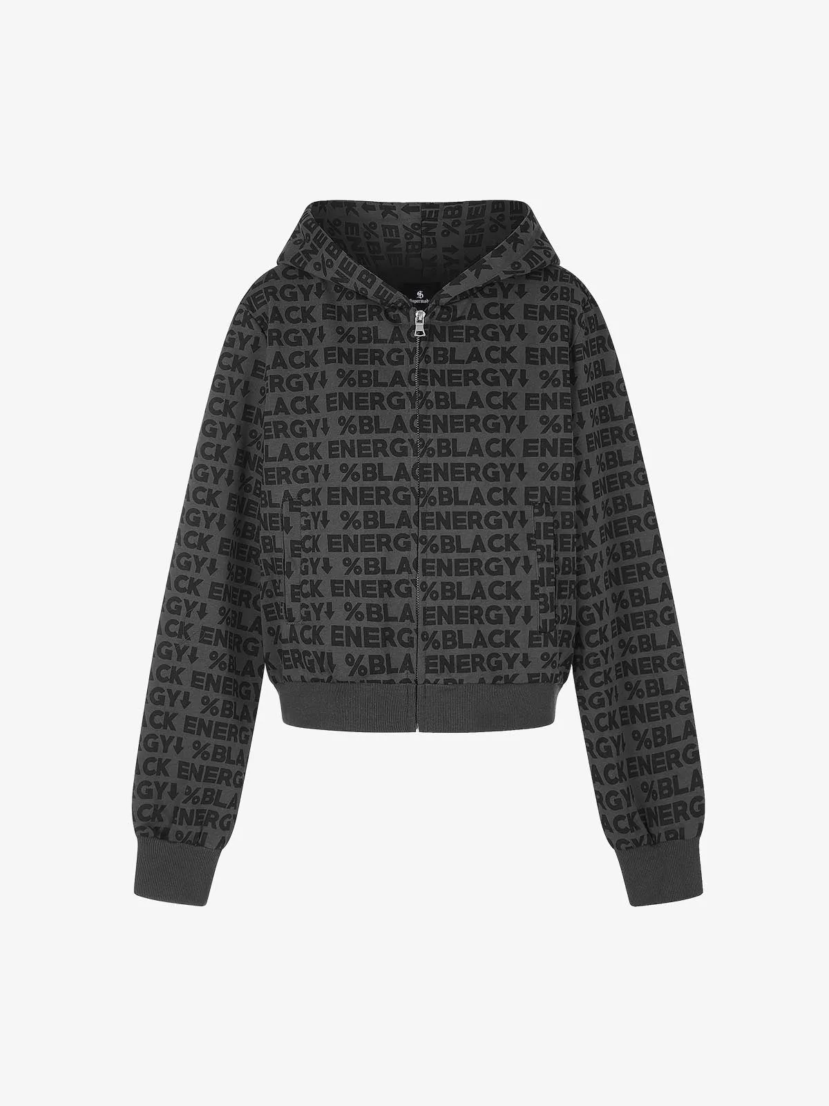 All-Over Letter Graphic Hoodie sold by Thesupermade product image thumbnail 3