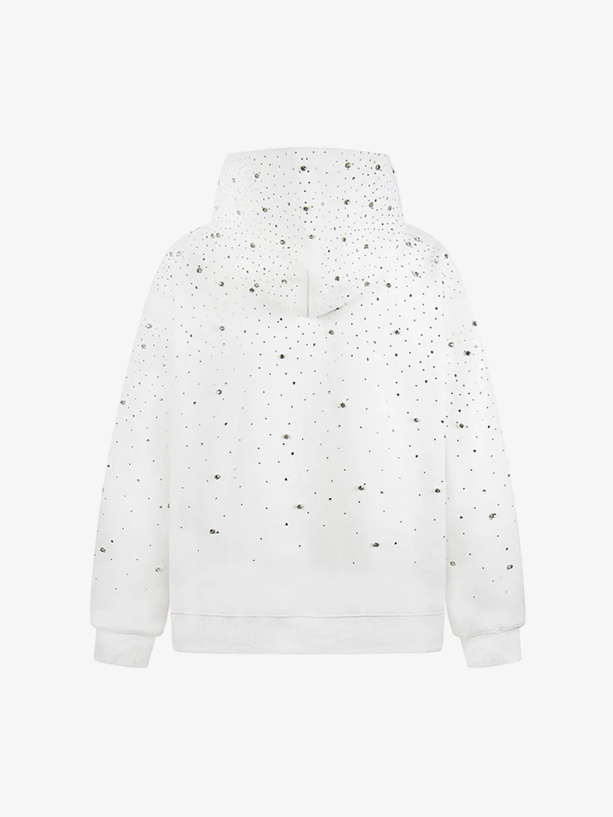 Rhinestone Zip Hoodie sold by Thesupermade product image thumbnail 4