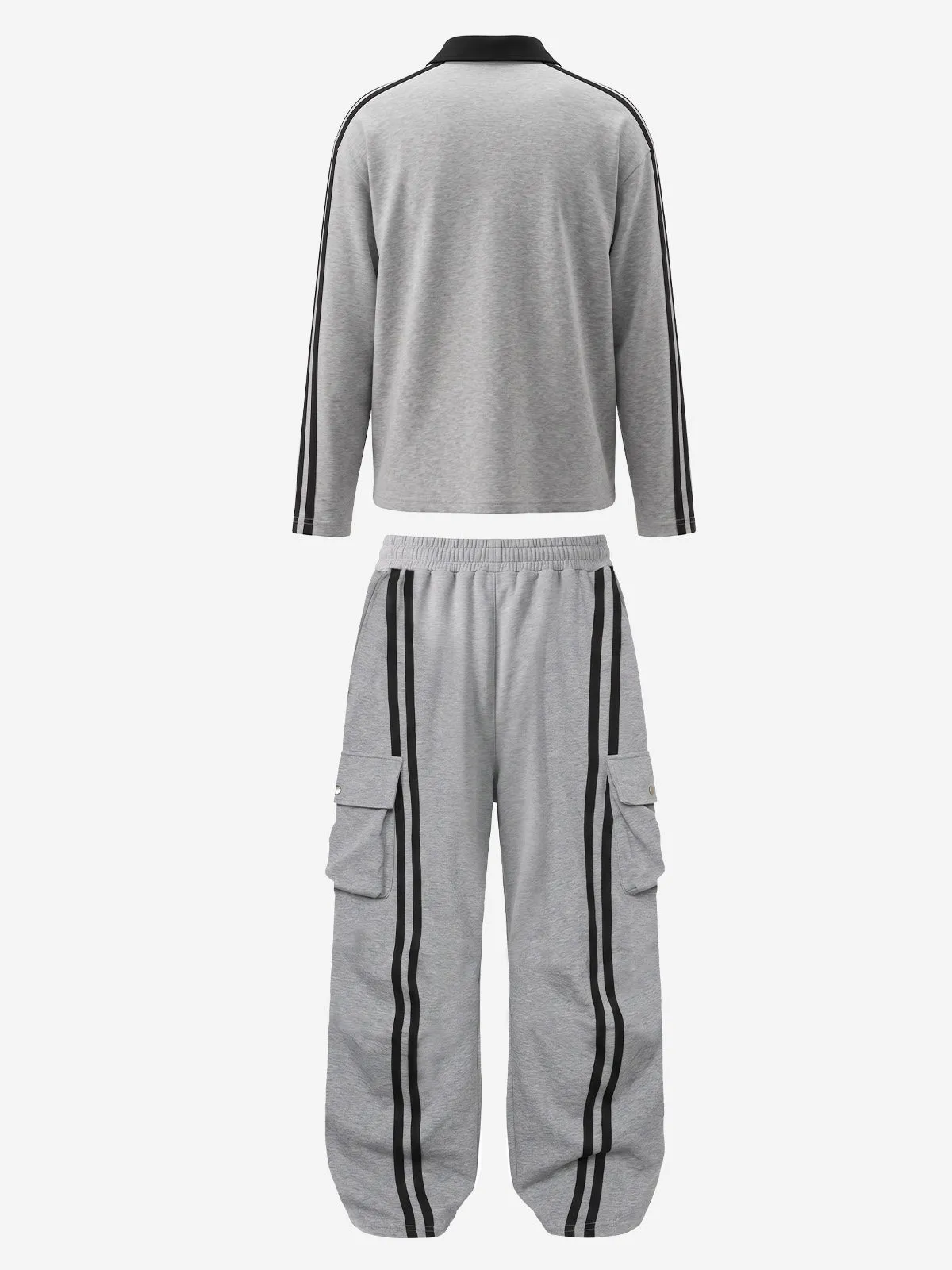 Scorpion Appliqué Color Block Striped Tracksuit sold by Thesupermade product image thumbnail 4