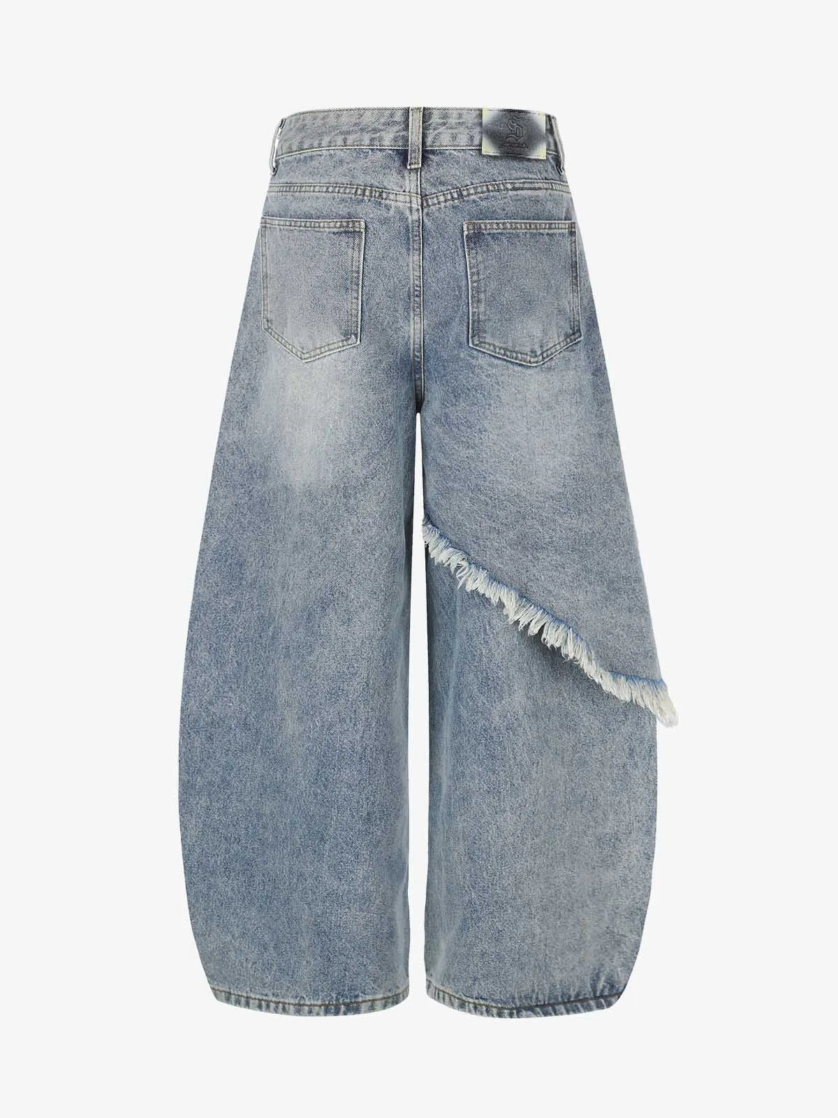 Layered Rhinestone Baggy Jeans sold by Thesupermade product image thumbnail 2