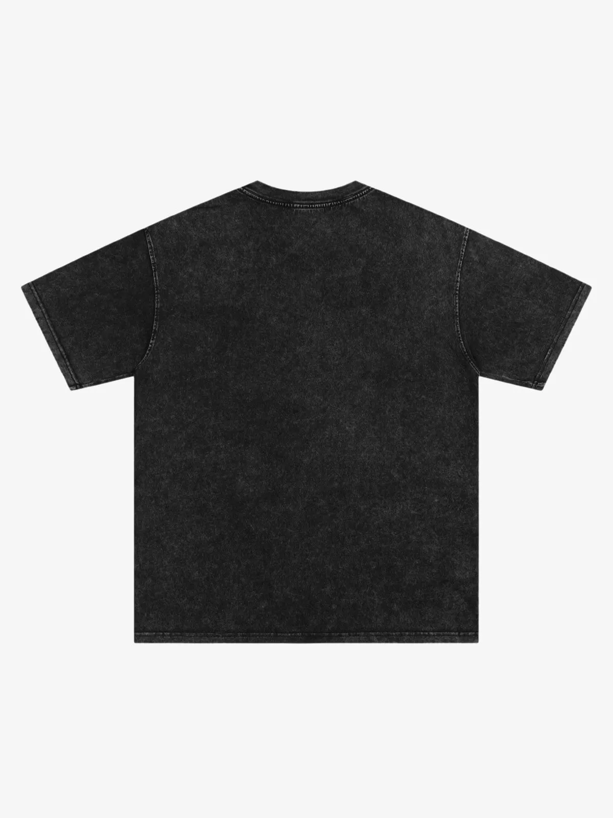 Washed Distressed Twin‑Graphic Tee sold by Thesupermade product image thumbnail 2