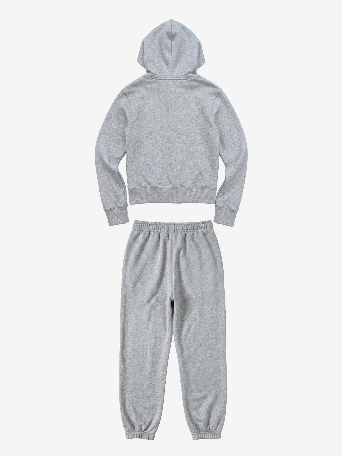 Pyramid-Button Hooded Drawstring-Cuff Tracksuit sold by Thesupermade product image thumbnail 3