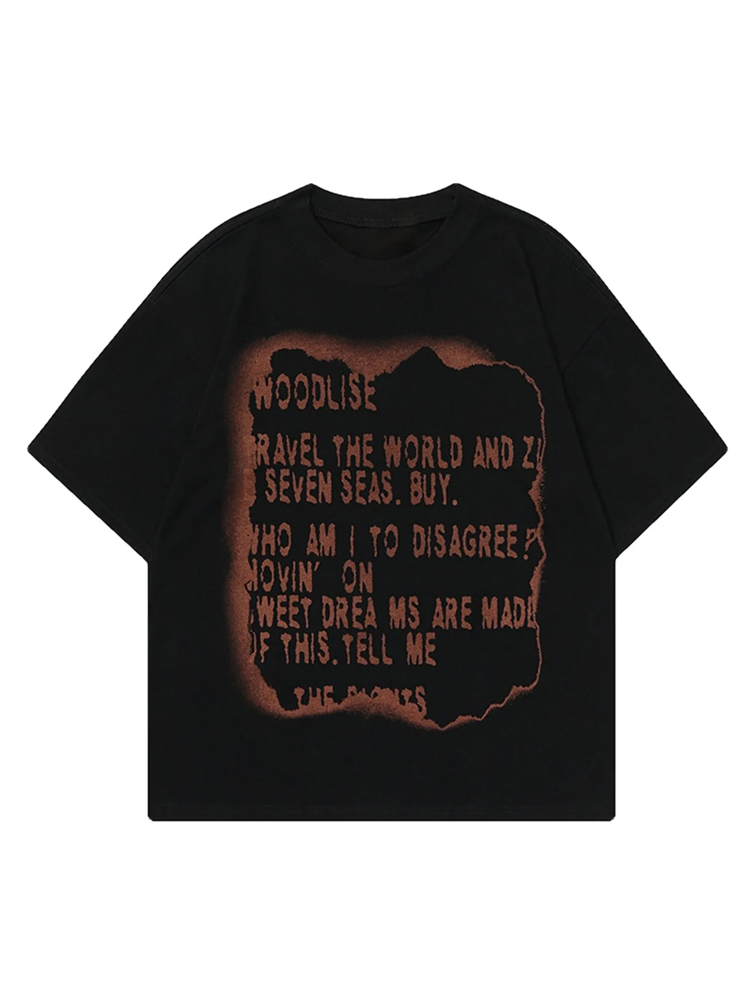 Thesupermade Vintage American Retro Street Rap T-Shirt sold by Thesupermade product image thumbnail 3