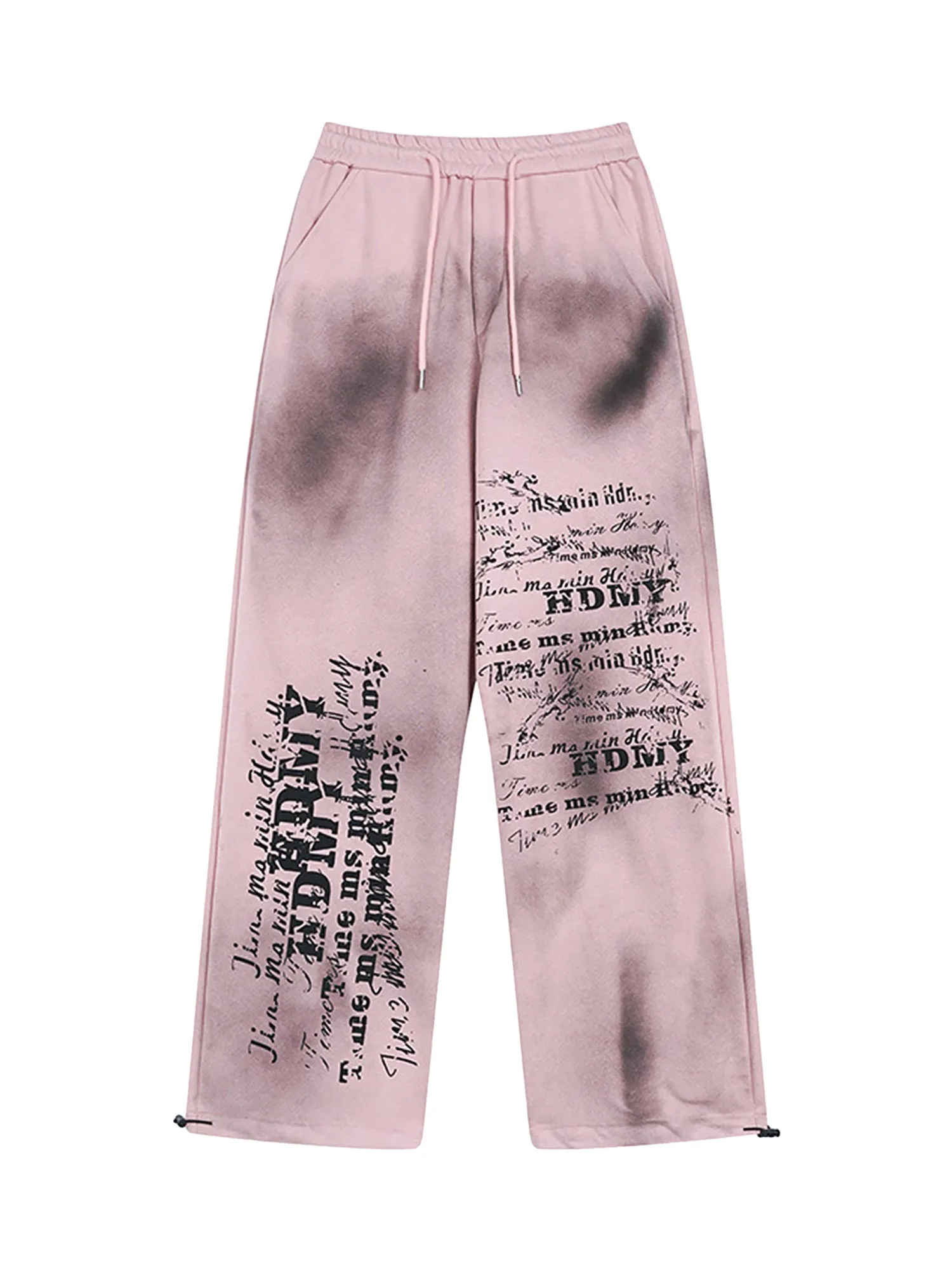 High Street Spray Printed Casual Sweatpants sold by Thesupermade
