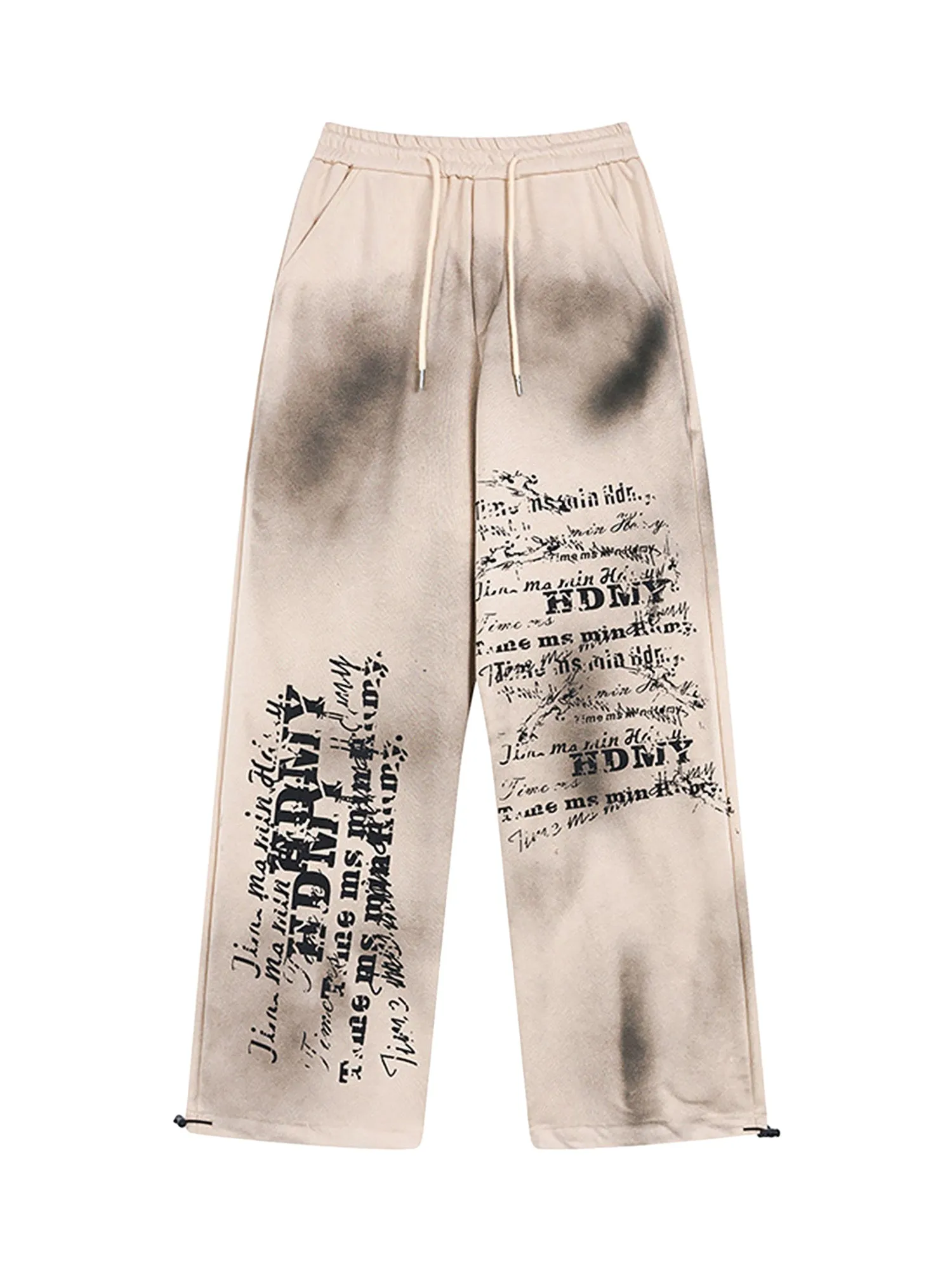 High Street Spray Printed Casual Sweatpants sold by Thesupermade product image thumbnail 2
