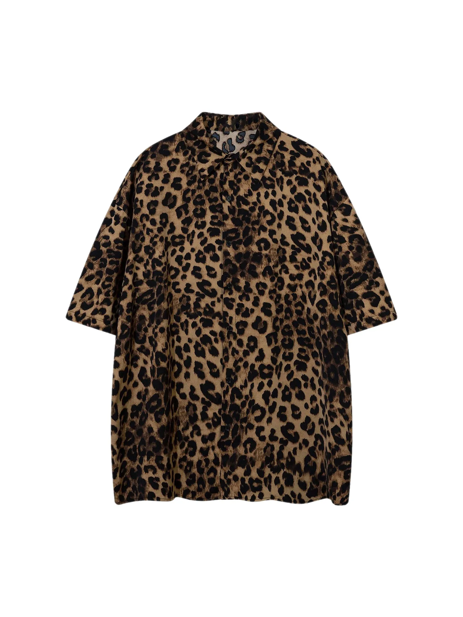 Vintage Wild Leopard Print Button-Up Shirt - 2017 sold by Thesupermade