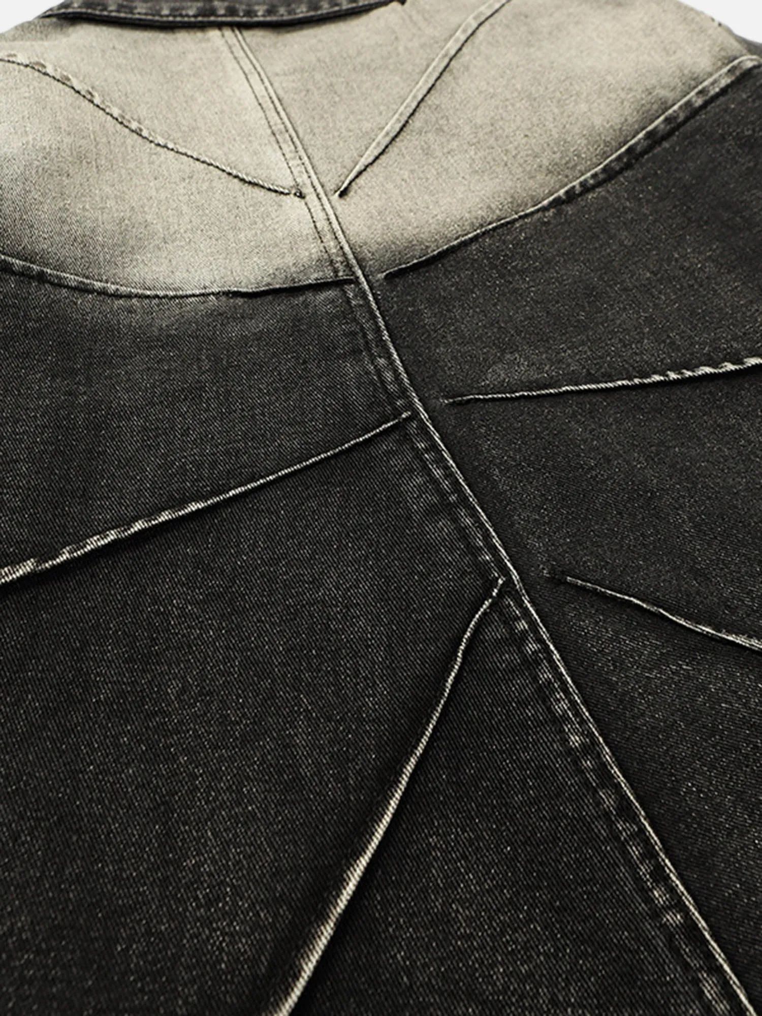 Thesupermade American Street Fashion Heavy Industry Washed Denim Jacket sold by Thesupermade product image thumbnail 4