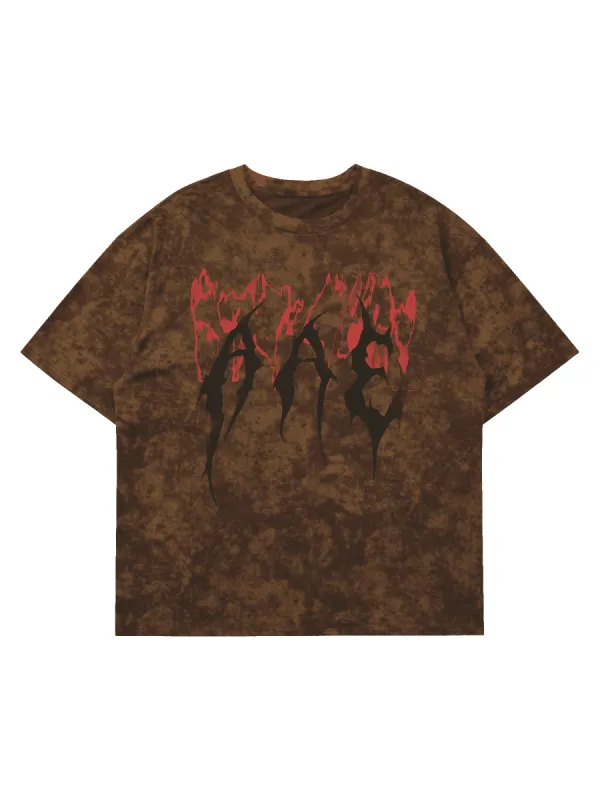 Thesupermade High Street Niche Design Printed T-shirt sold by Thesupermade