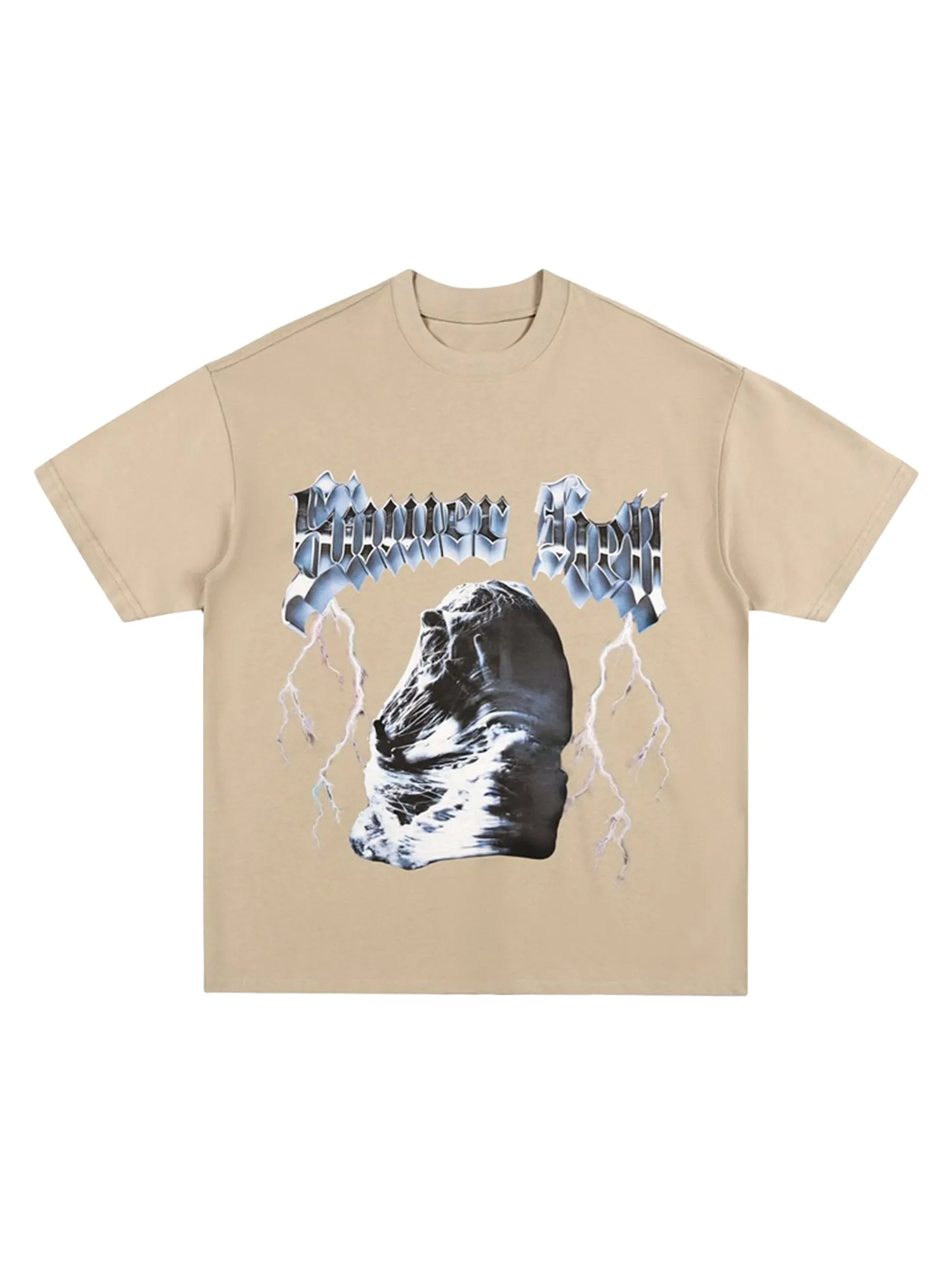 West Coast Dark Street Mummy Skull T-shirt sold by Thesupermade product image thumbnail 3