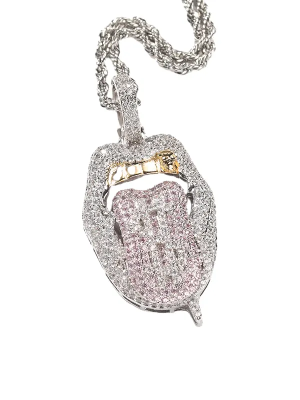 Thesupermade Hip Hop Zirconia Necklace - 2141 sold by Thesupermade