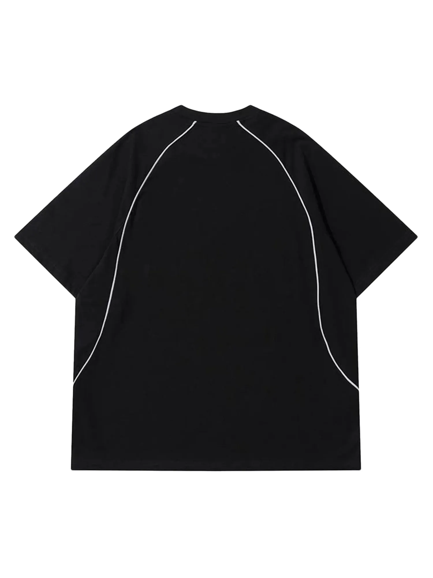 Thesupermade Retro Letter Print T-shirt - 1671 sold by Thesupermade product image thumbnail 4