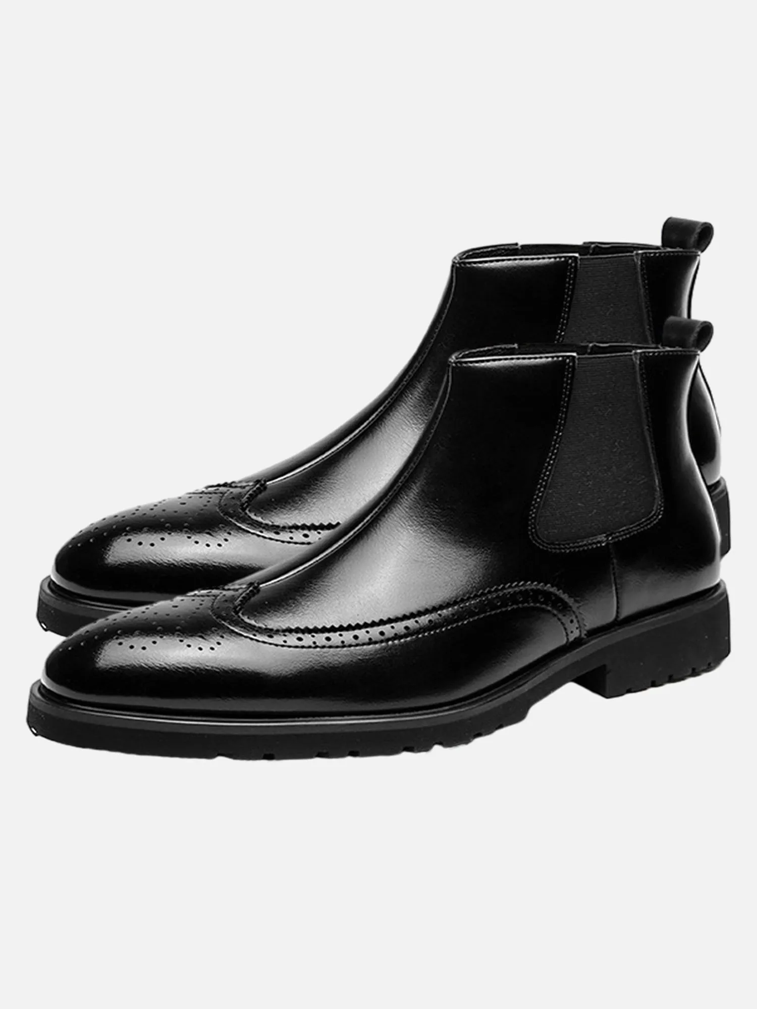 Fashionable And Personalized Color-brushed Retro Chelsea Boots sold by Thesupermade