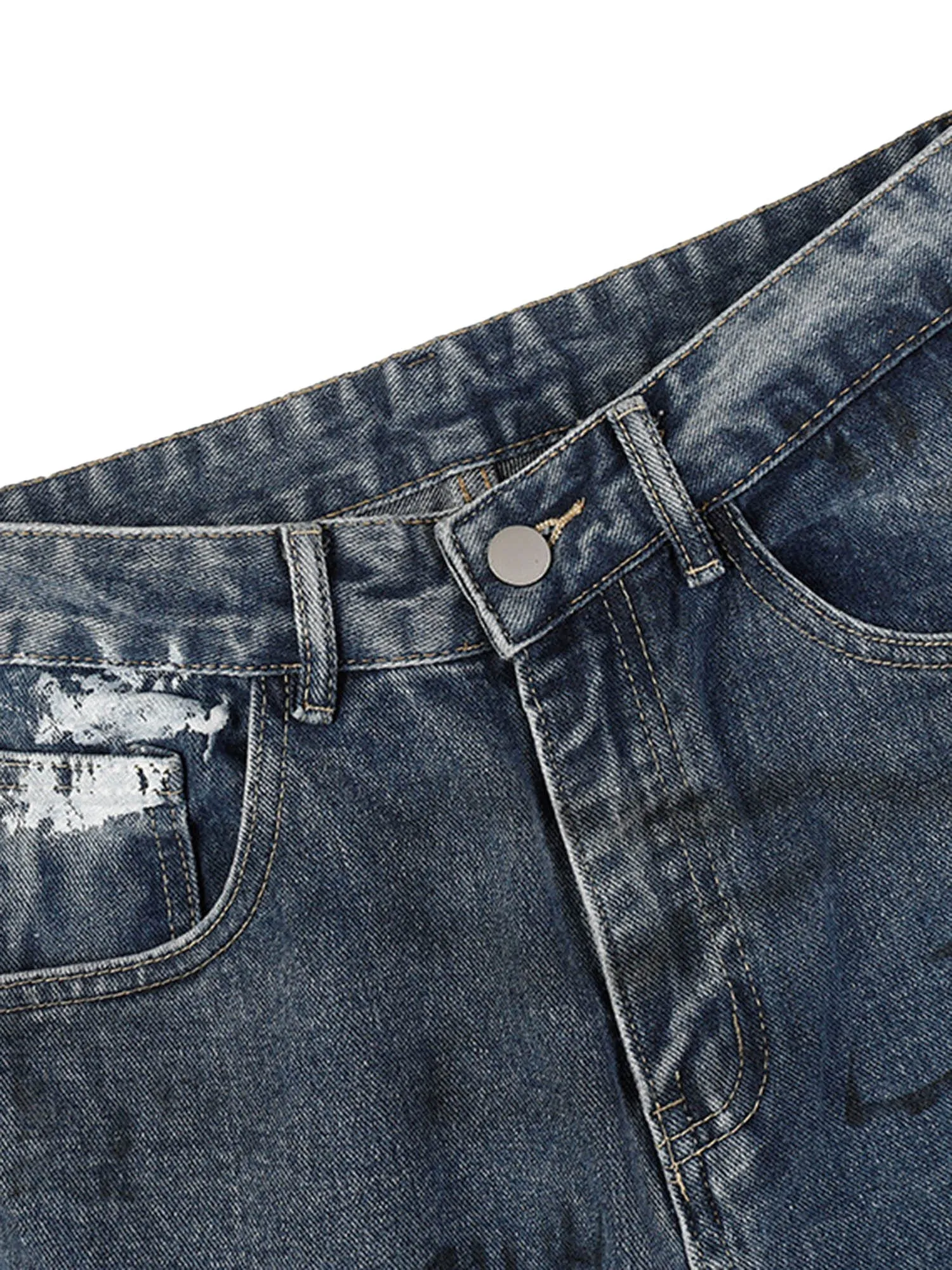 Fun Graffiti Washed Jeans sold by Thesupermade product image thumbnail 5