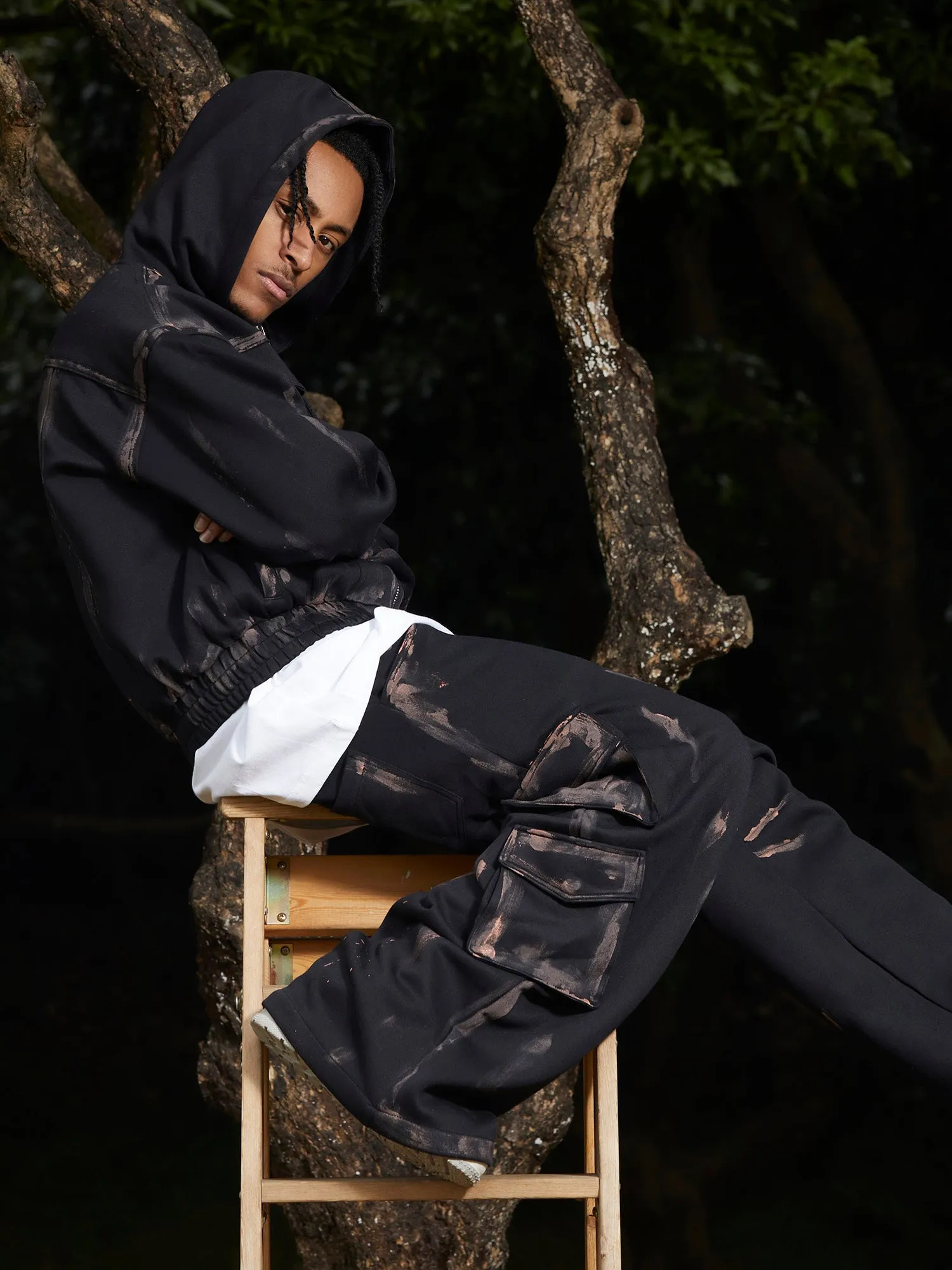 Thesupermade High Street Hand Painted Graffiti Casual Suit sold by Thesupermade product image thumbnail 3