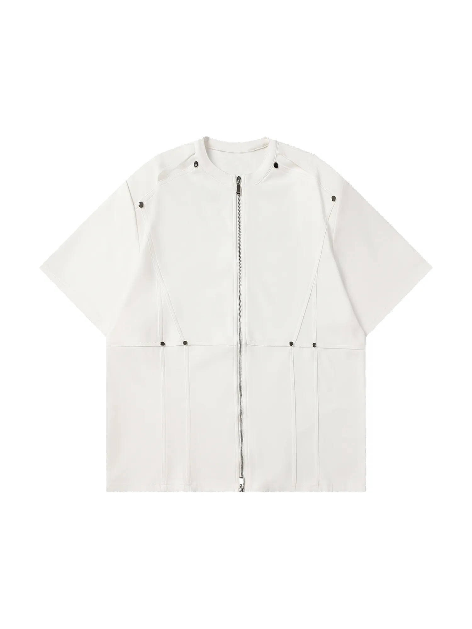 Thesupermade Niche Design Cardigan Short-sleeved T-shirt sold by Thesupermade