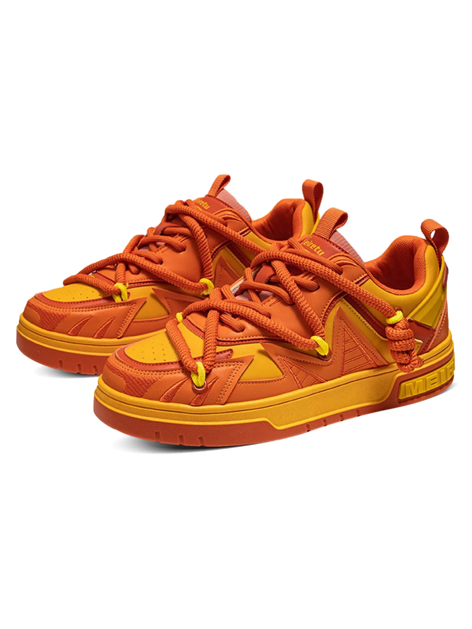 Double Lace Retro Hip-Hop Street Sneakers sold by Thesupermade product image thumbnail 5