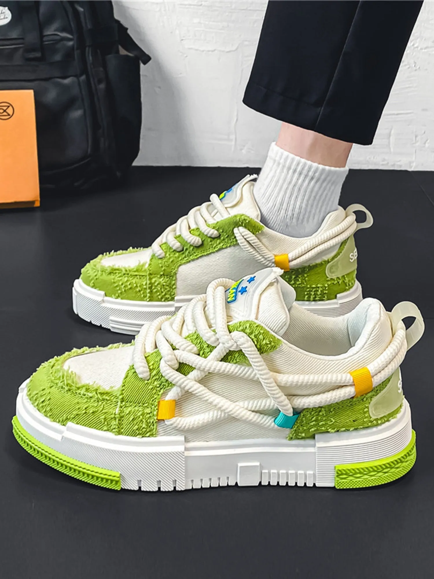 Knotty Chunky Hip-Hop Sneakers sold by Thesupermade product image thumbnail 4