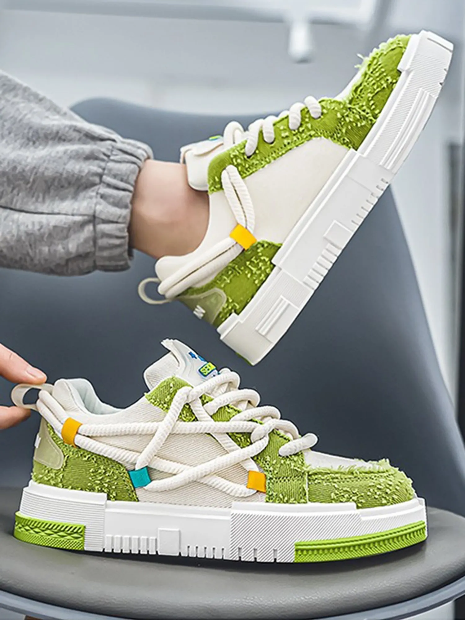 Knotty Chunky Hip-Hop Sneakers sold by Thesupermade product image thumbnail 5