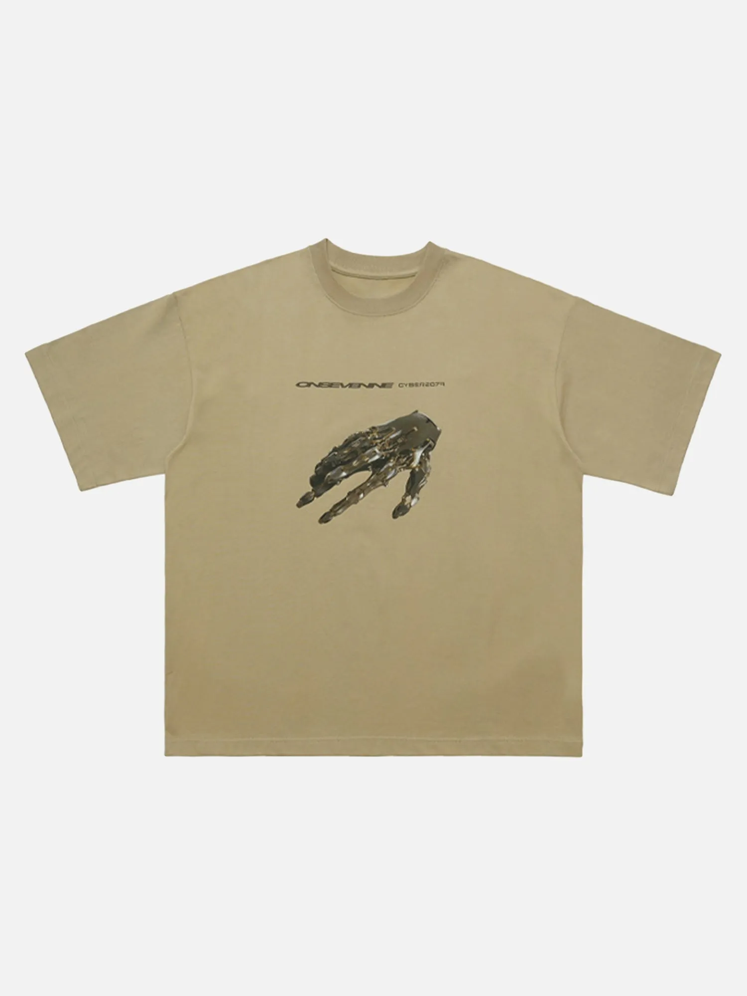 Functional Printed Design Loose Oversize T-shirt sold by Thesupermade product image thumbnail 2