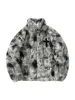 Heavy-Duty Faux Lambswool Tie-Dye Urban Jacket - 1558 sold by Thesupermade