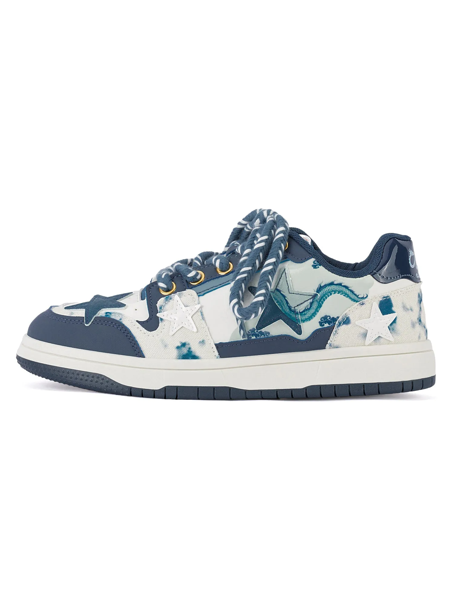 Retro Blue Star Sneakers sold by Thesupermade product image thumbnail 2