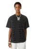 Thesupermade Skull Stitched Washed Street Rap T-shirt sold by Thesupermade