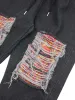 Thesupermade High Street Hip Hop Ripped Patch Jeans sold by Thesupermade