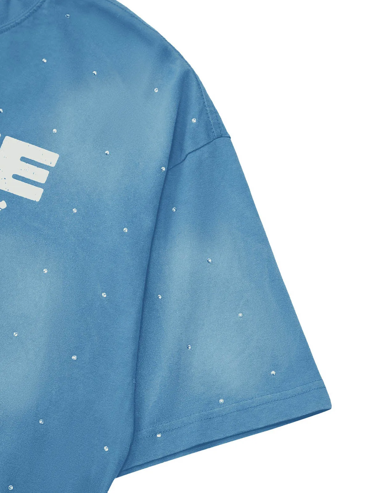 Thesupermade Retro Crystal Letter T-shirt sold by Thesupermade product image thumbnail 5