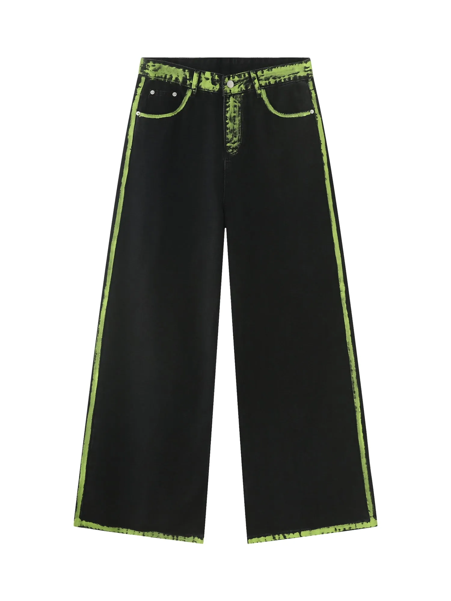 Thesupermade Niche Design Hand-painted Graffiti Jeans - 1951 sold by Thesupermade