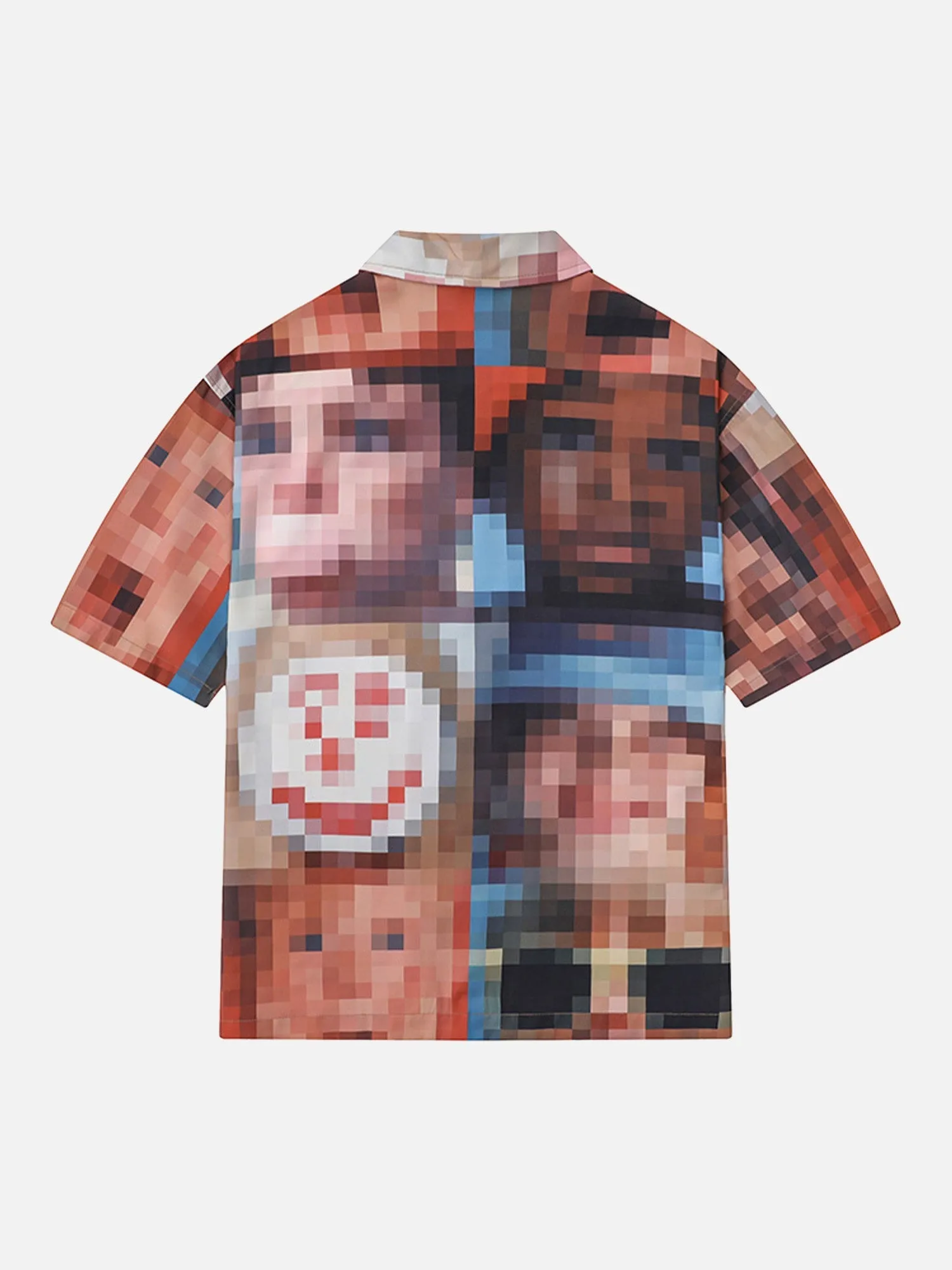 Thesupermade Rap Characters Printed Mosaic Shirts sold by Thesupermade product image thumbnail 2