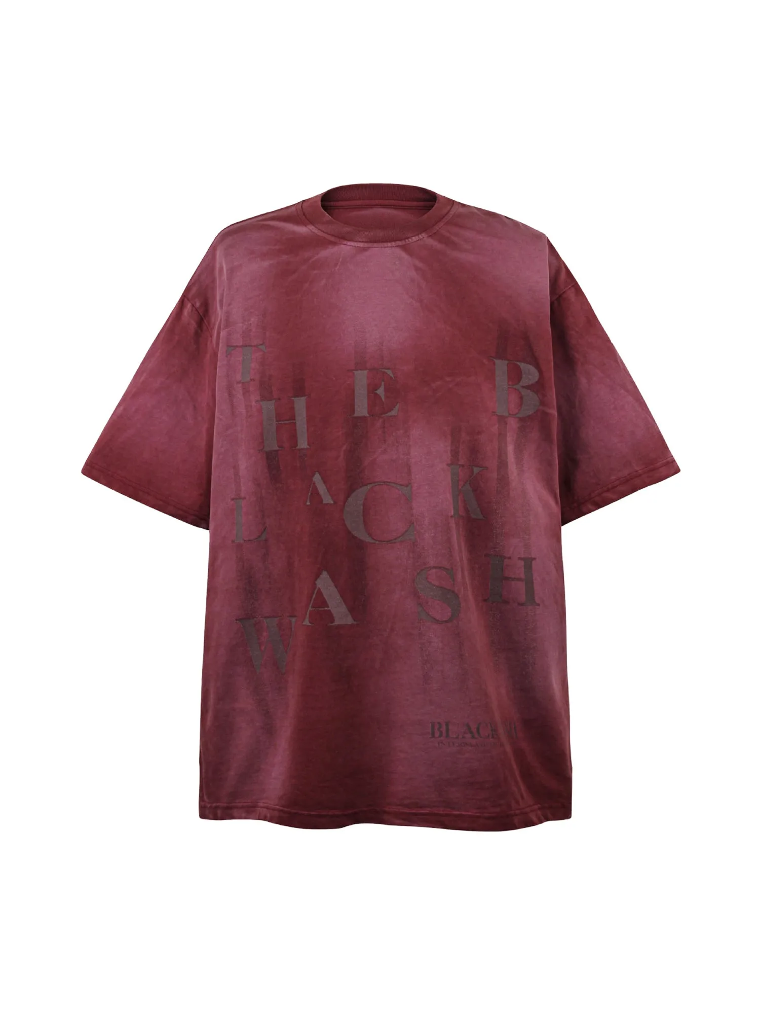 Thesupermade Heavy Washed Letters Street Rap T-Shirt sold by Thesupermade product image thumbnail 3