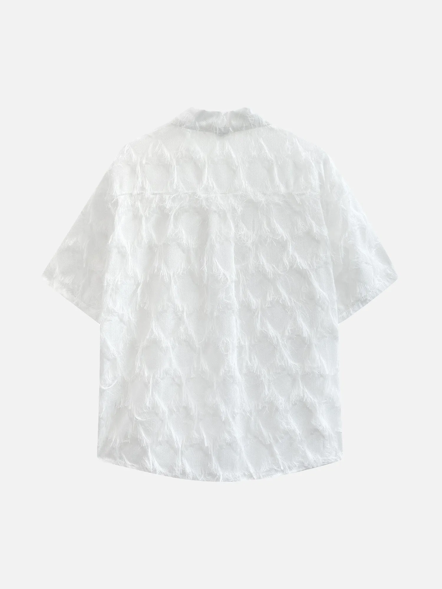 Niche Design Textured Short-sleeved Shirt sold by Thesupermade product image thumbnail 2