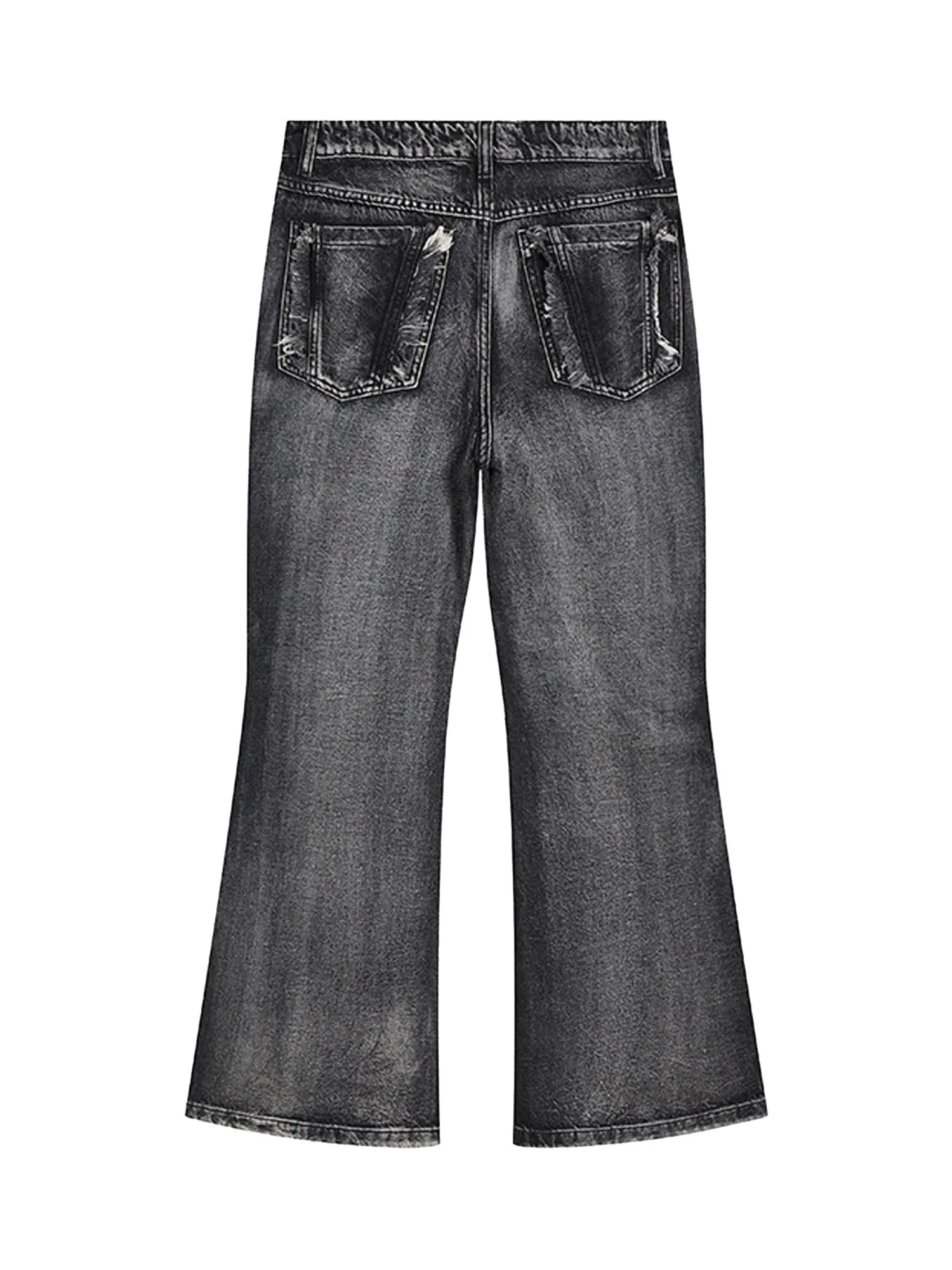 Retro Multi-Pull Washed Distressed Tassel Jeans - 2097 sold by Thesupermade product image thumbnail 2