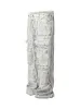Thesupermade Loose-fitting Multi-pocket Smudged Design Work Jeans - 2120 sold by Thesupermade