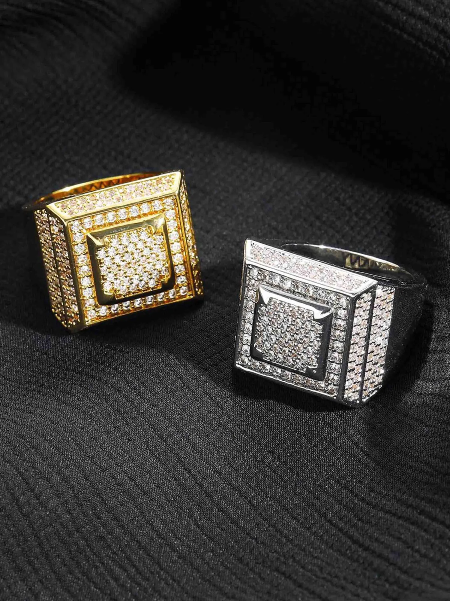Thesupermade Hip Hop Zirconia Ring sold by Thesupermade product image thumbnail 5