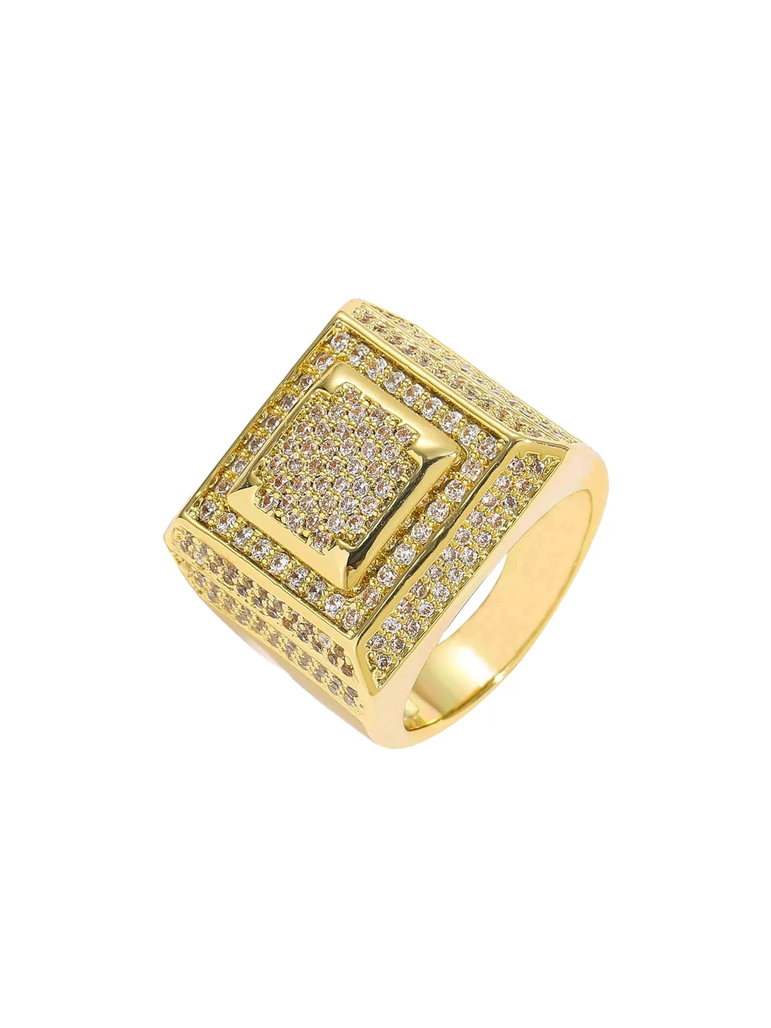 Thesupermade Hip Hop Zirconia Ring sold by Thesupermade product image thumbnail 3