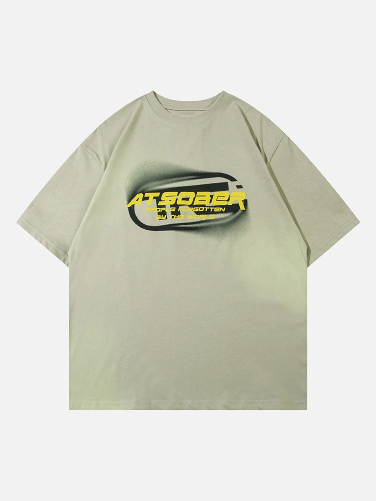 Hip-hop Retro Graffiti Spray Letters T-shirt sold by Thesupermade
