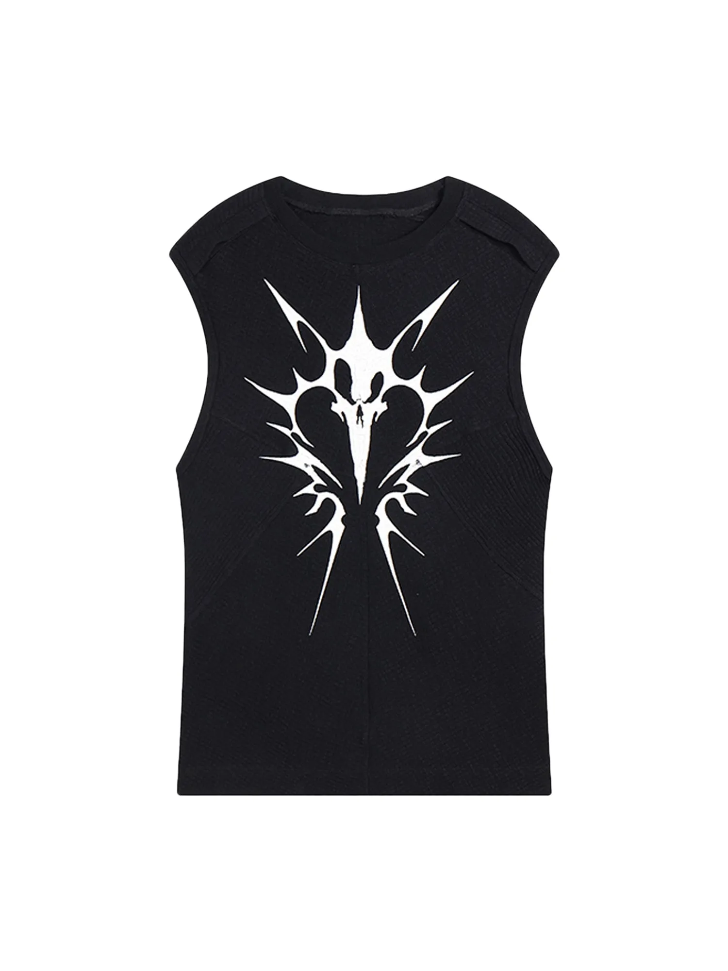 Street Hip-hop Tight-fitting Stretch Printed Vest - 2015 sold by Thesupermade