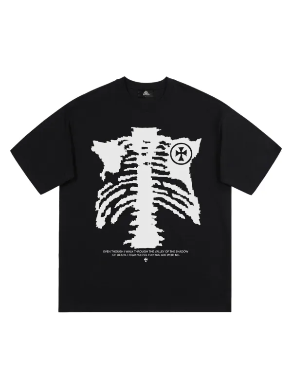 Thesupermade Skull Print T-shirt sold by Thesupermade