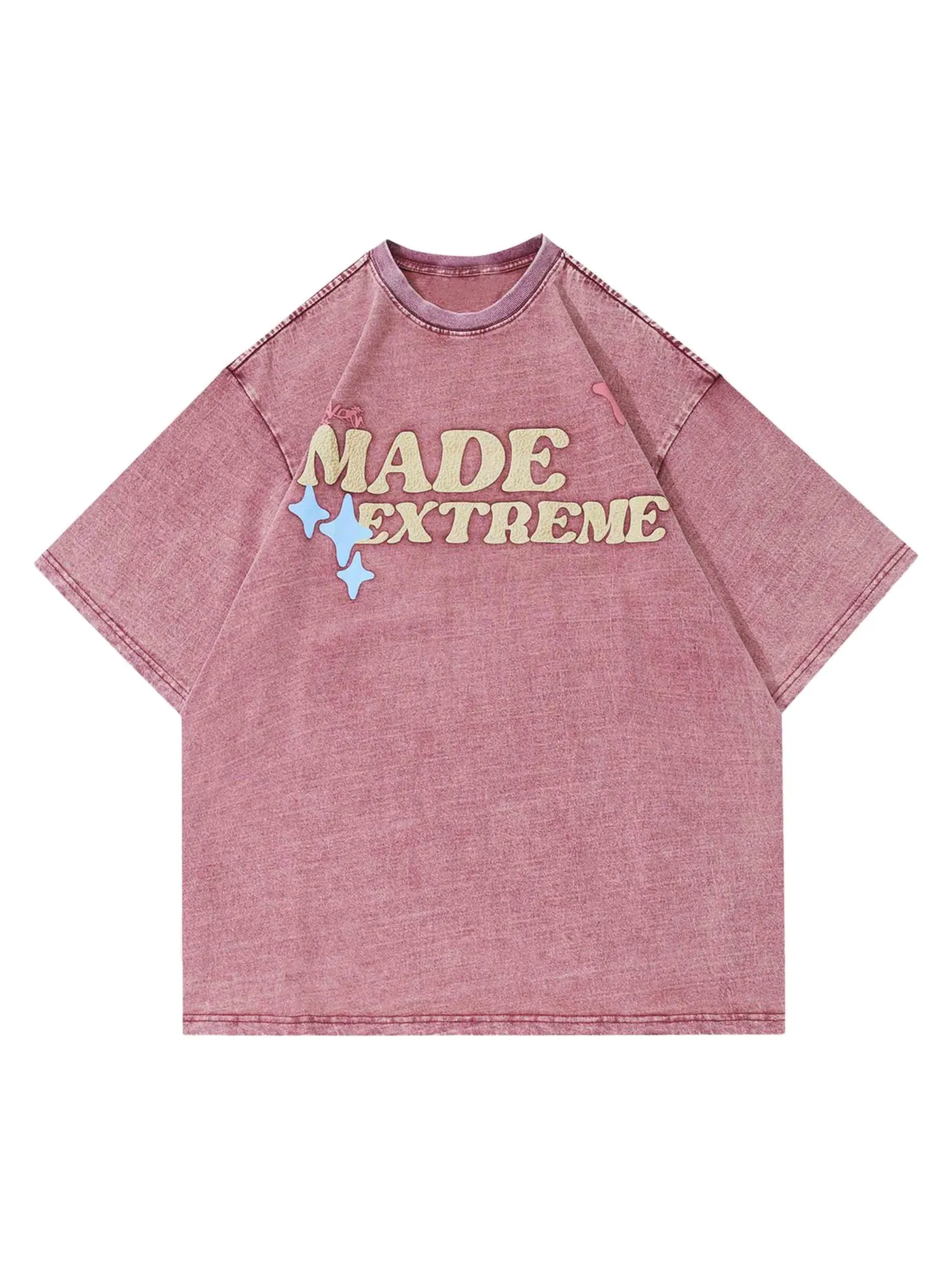 Thesupermade Fun Cartoon Foam Print T-shirt sold by Thesupermade