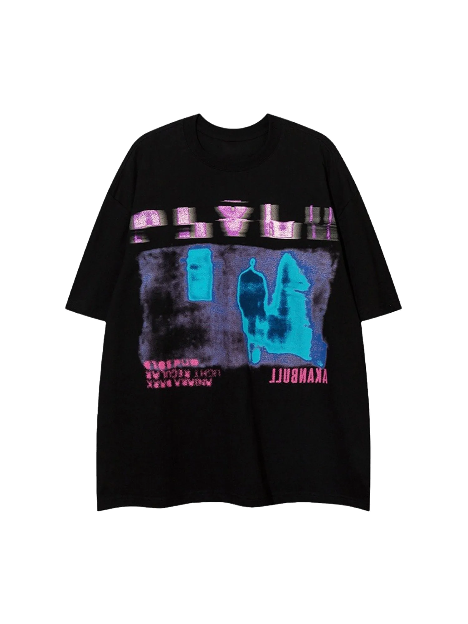 Retro Hip Hop Thermal Imaging Character T-shirt sold by Thesupermade product image thumbnail 3