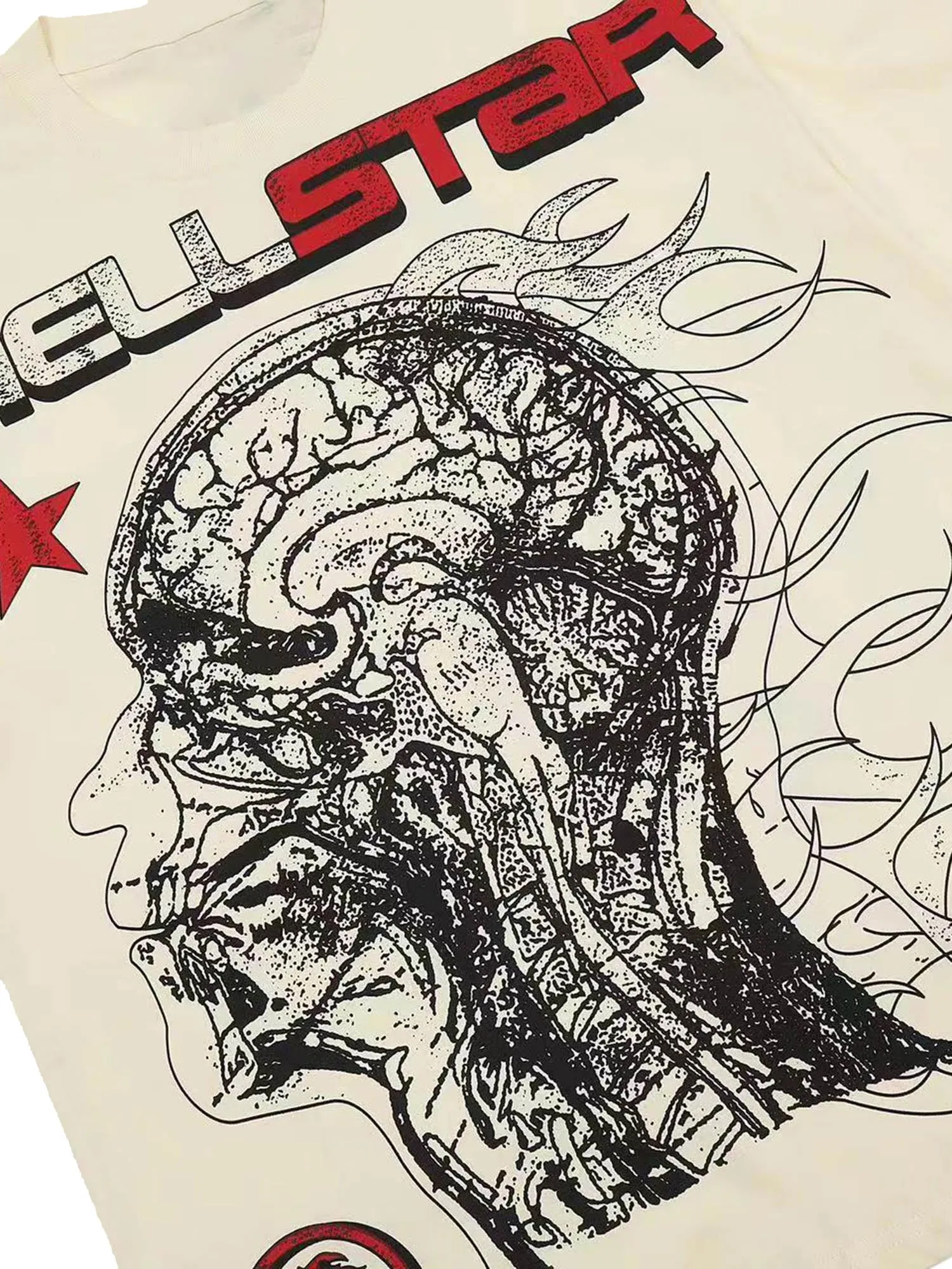 Retro Body Dialysis Printed Hellstar T-shirt sold by Thesupermade product image thumbnail 3