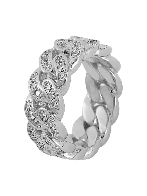 Thesupermade Hip Hop Zirconia Ring - 1551 sold by Thesupermade