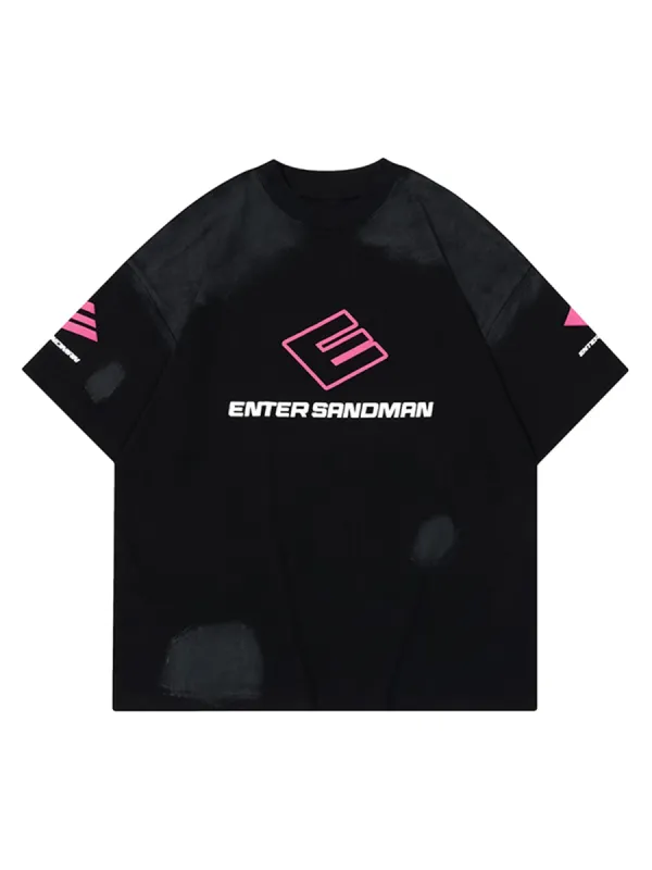 Thesupermade High Street Hip Hop Print T-shirt sold by Thesupermade