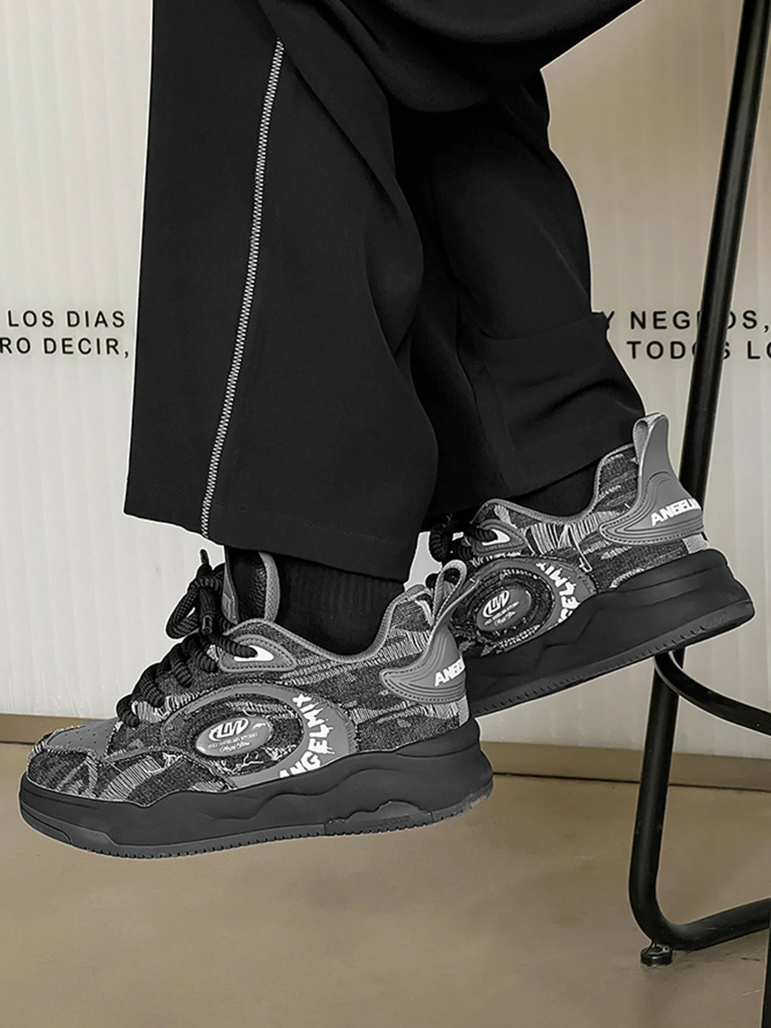 Canvas Chunky Sneakers sold by Thesupermade product image thumbnail 4