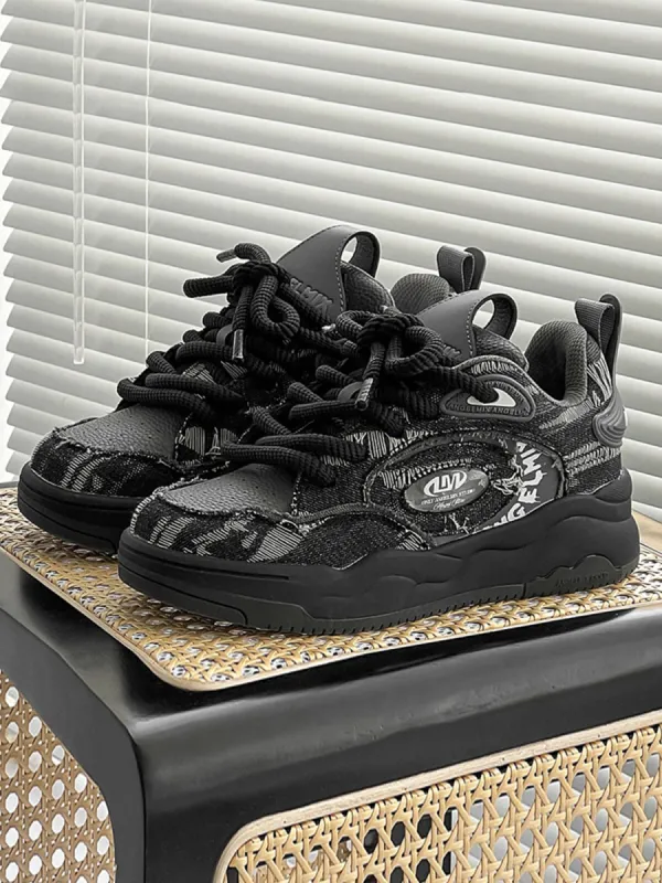 Canvas Chunky Sneakers sold by Thesupermade