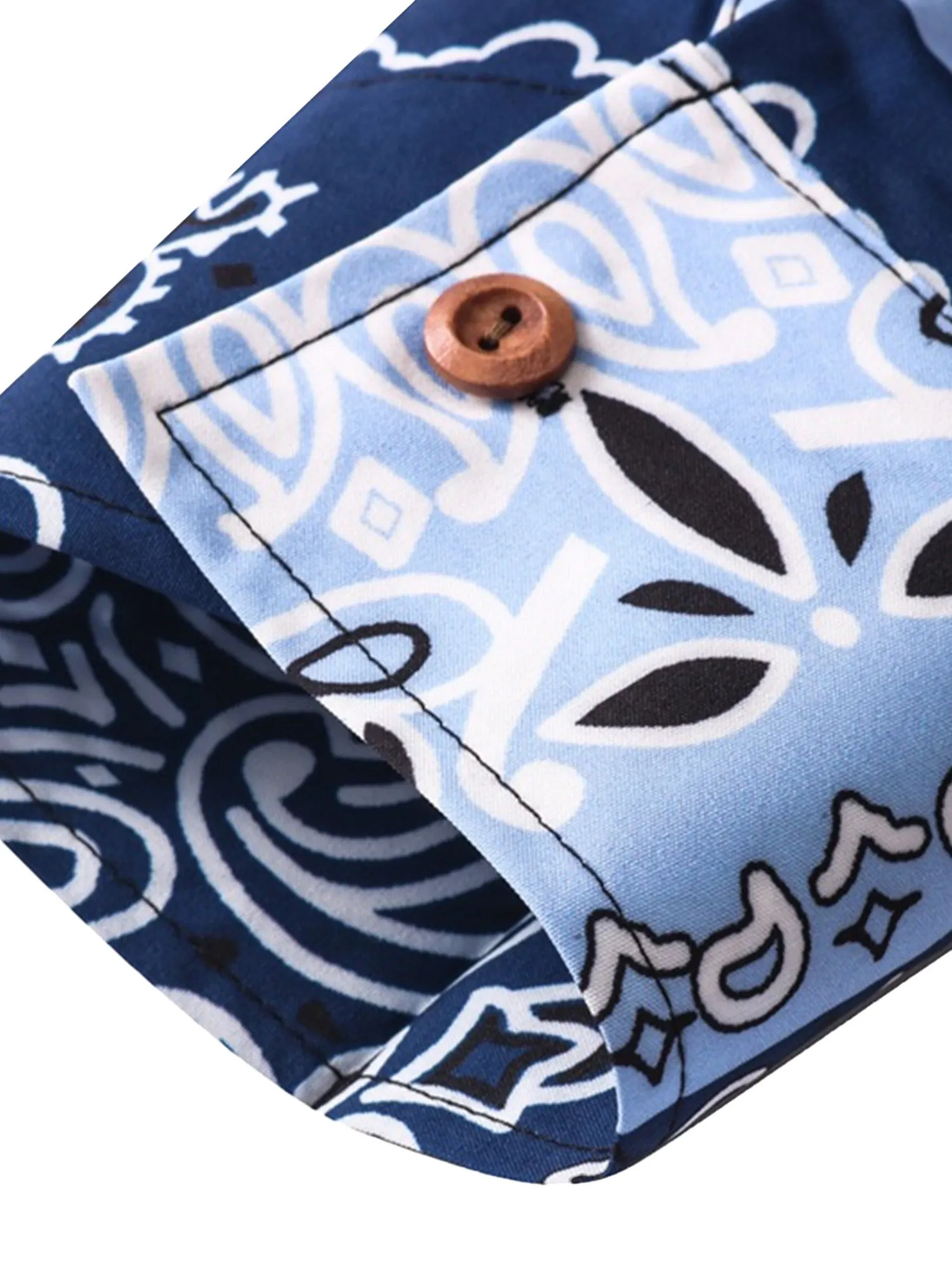 Thesupermade Street Retro Cashew Flower Rap Shirts sold by Thesupermade product image thumbnail 4