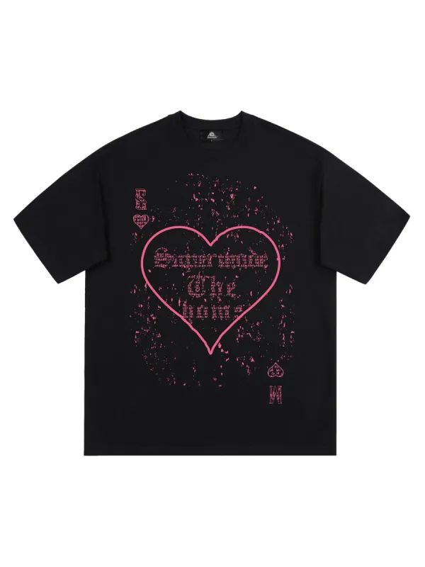 Thesupermade Valentine's Day Poker T-shirt - 1940 sold by Thesupermade
